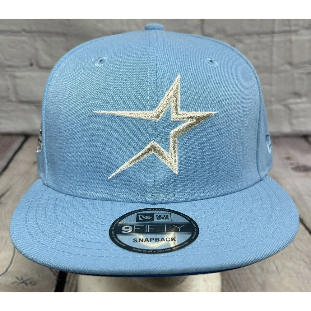 NEW ERA 9FIFTY HOUSTON ASTROS HAT 50th Anniversary Sky Blue
